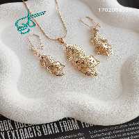 خرید نیمست زنانه ژوپینگ طرح اسب طلایی رنگ ثابت آبکاری شده ضد حساسیت کیفیت عالی کد 1715422 - ردگل