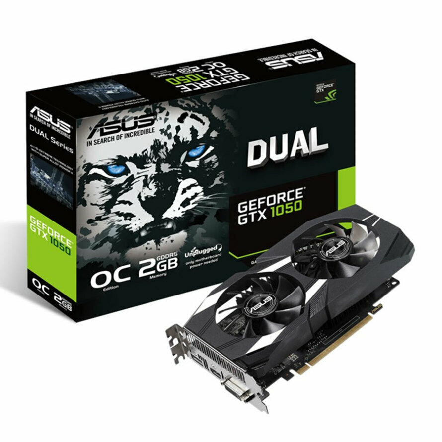 کارت گرافیک ایسوس DUAL GTX1050 O2G V2