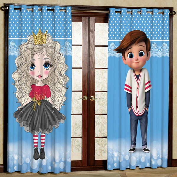 پرده پانچی کد 5740 سایز 280x140 سانتی متر