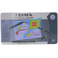 ماژیک طراحی حرفه ای 30 رنگ مدل ART PEN لیرا LYRA