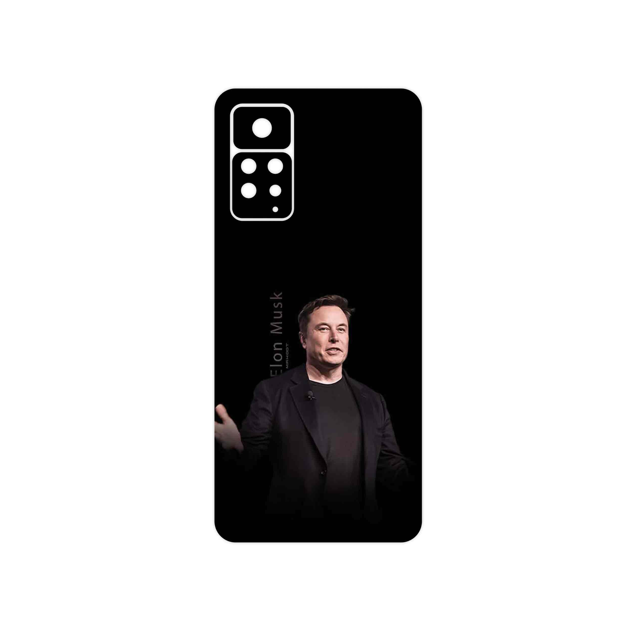 برچسب پوششی ماهوت مدل Elon_Musk مناسب برای گوشی موبایل شیائومی Redmi Note 11 Pro Plus 5G (India)
