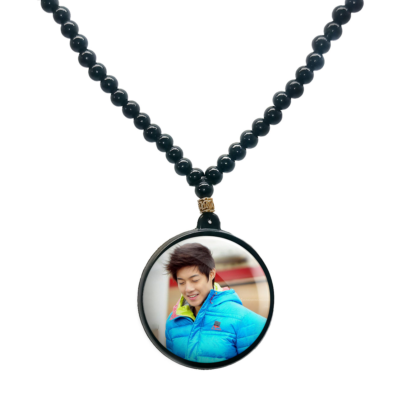 گردنبند پرمانه طرح ss501 کد pmd.19259 مدل دو طرفه