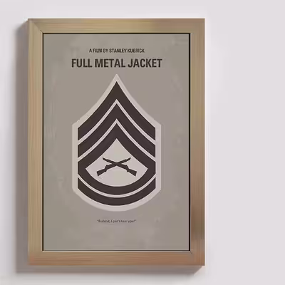 تابلو مدل فیلم Full metal jacket کد BE026
