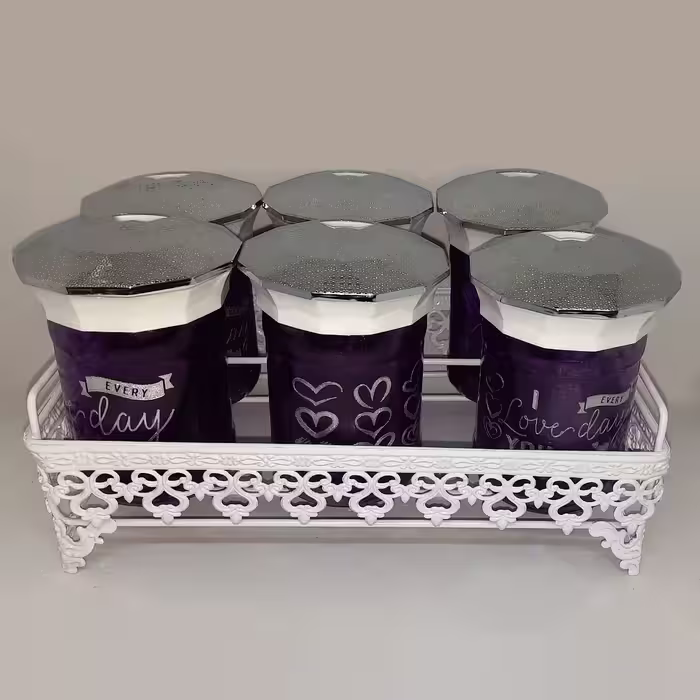 ست جا ادویه 6 پارچه مدل LOC-6003
