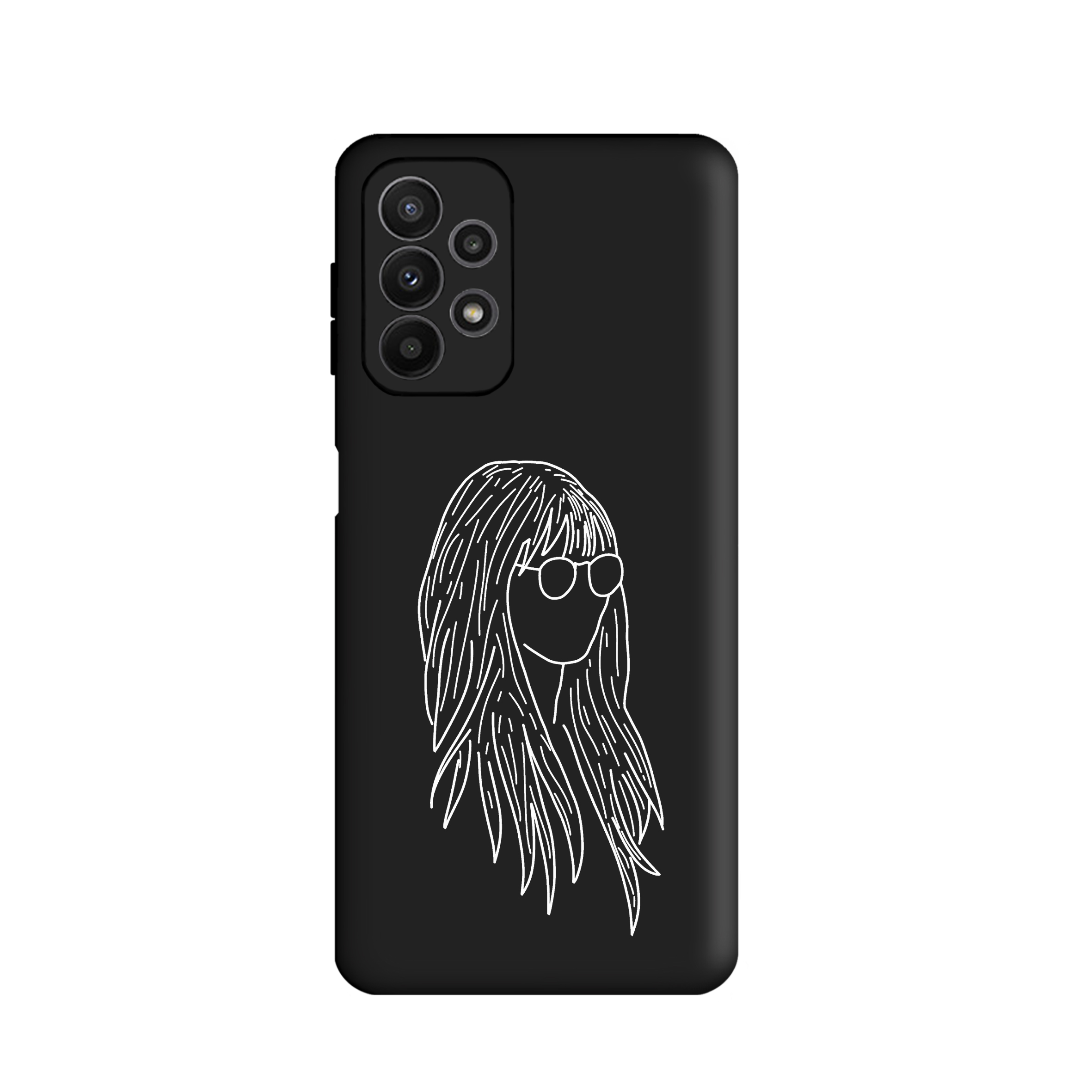 کاور طرح دختر مینیمال کد u5735 مناسب برای گوشی موبایل سامسونگ Galaxy A23