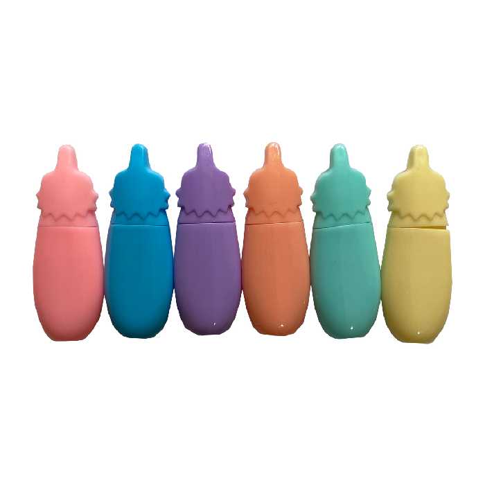 ماژیک علامت گذار طرح بادمجان کد MR032 بسته 6 عددی