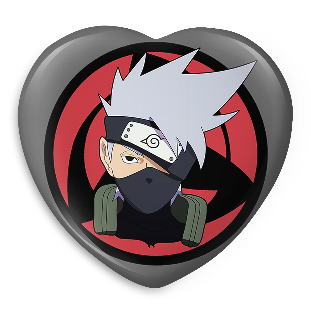 پیکسل خندالو طرح هاتاکه کاکاشی انیمه ناروتو مدل قلبی کد 11244