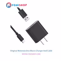 کابل و شارژر فست شارژ اصلی موتورولا Motorola One Macro