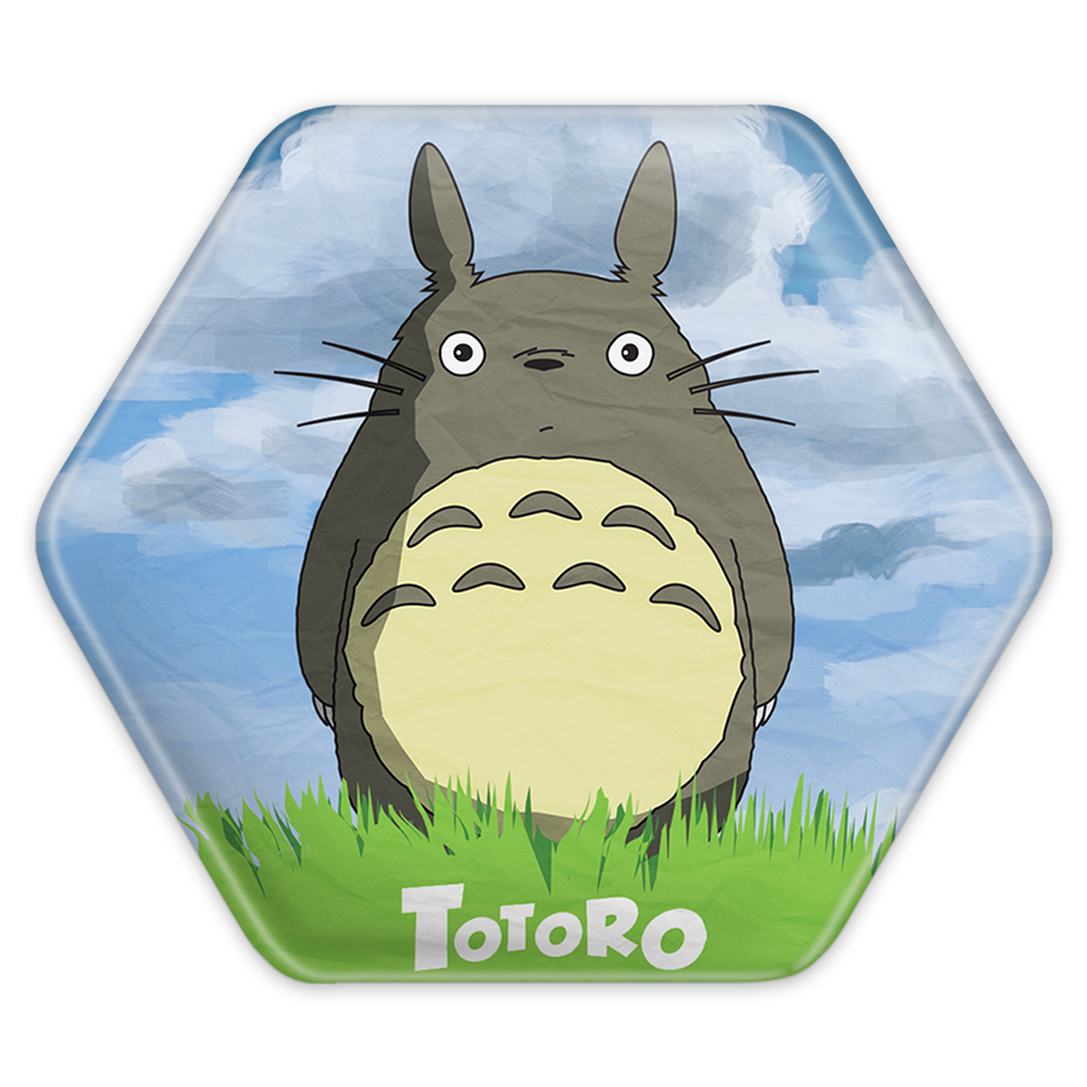 پیکسل خندالو طرح انیمه توتورو مدل شش ضلعی کد 4541