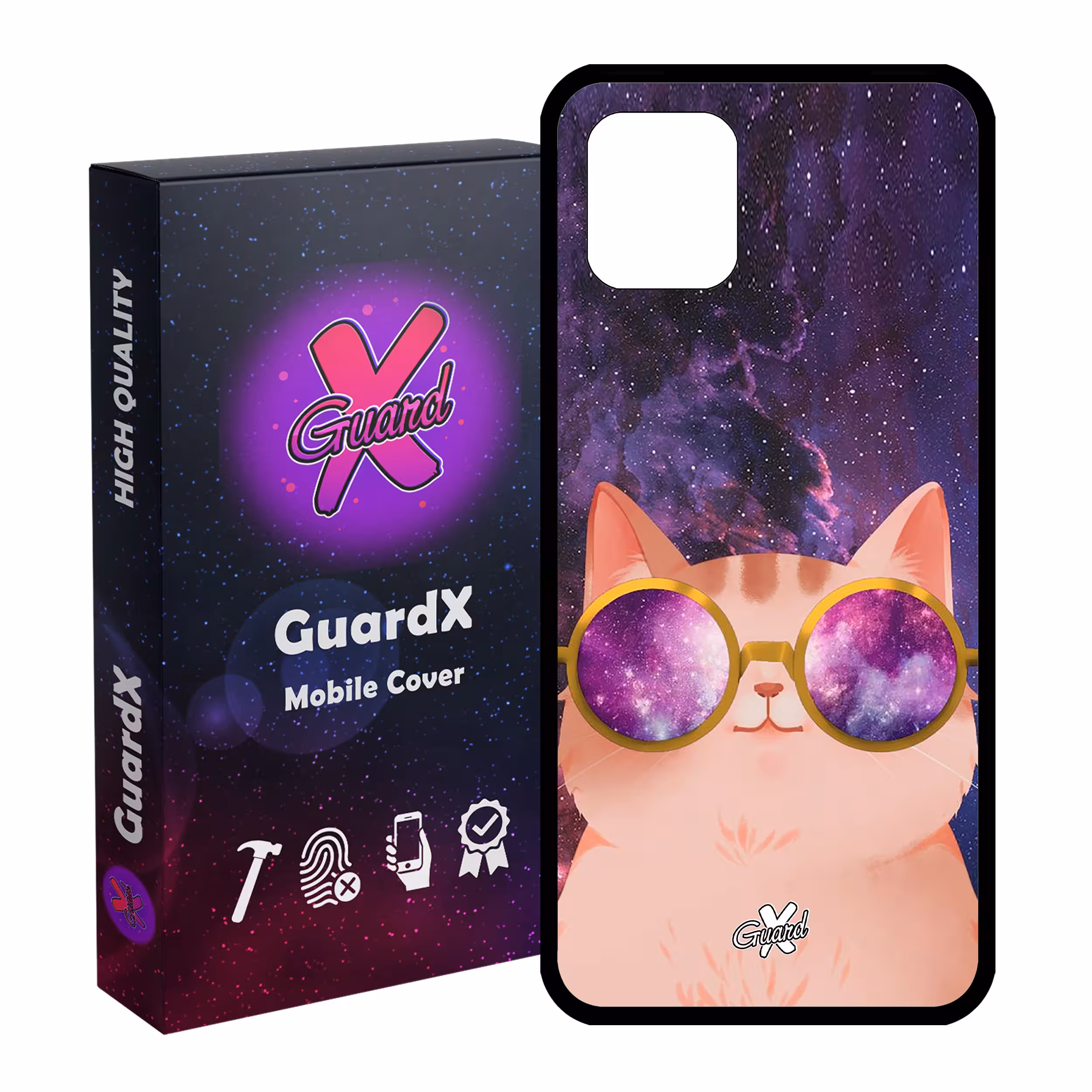 کاور گارد ایکس طرح Cat مدل Glass10078 مناسب برای گوشی موبایل سامسونگ Galaxy Note 10 Lite