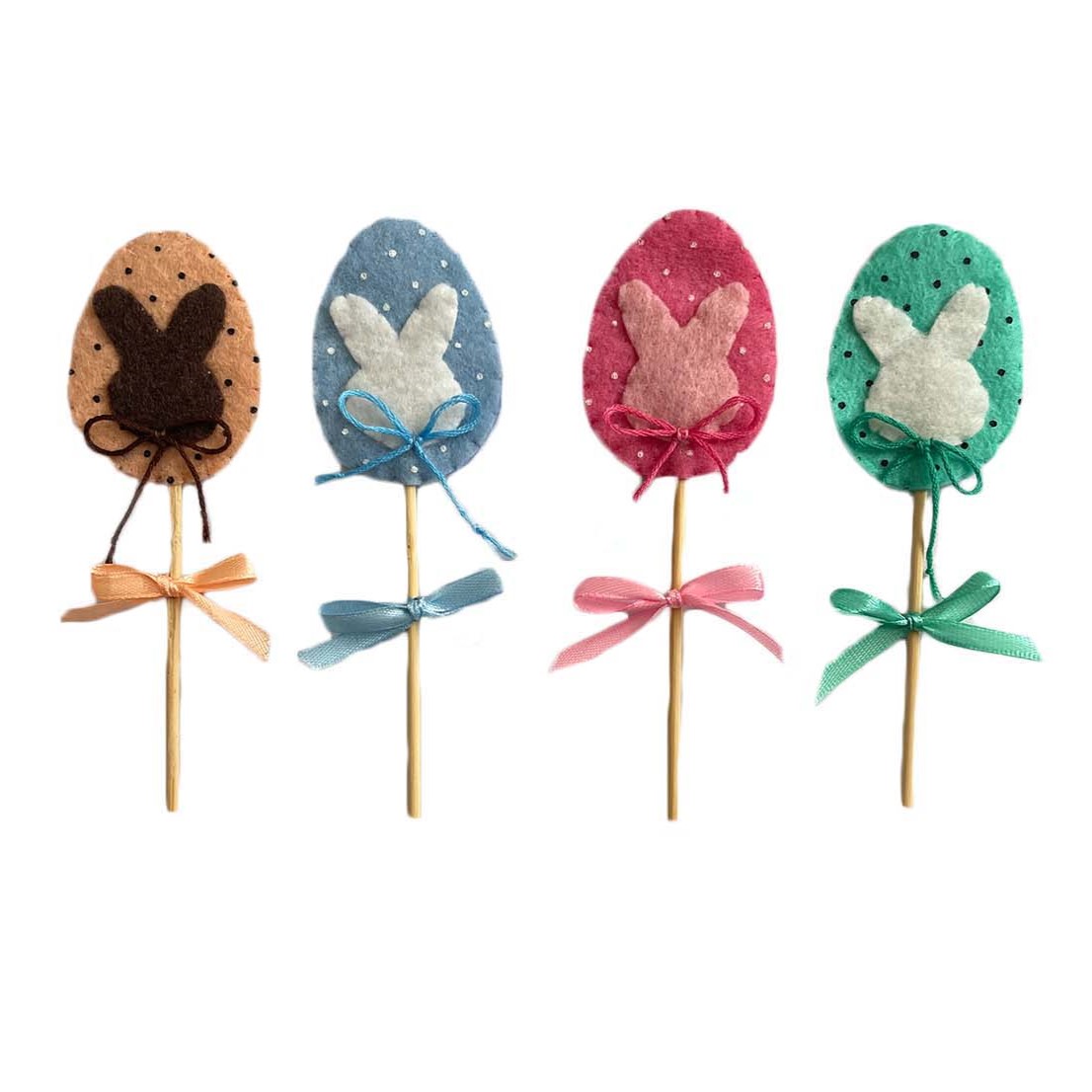 تاپر مدل تخم مرغ رنگی خرگوشی سال نو کد 1011 مجموعه چهار عددی