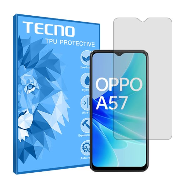 گلس اوپو A57 4G مدل هیدروژلی شفاف برند تکنو کد S