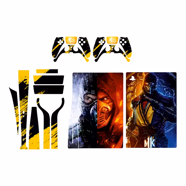 برچسب کنسول بازی پلی استیشن 5 مدل  mortal kombat کد 2