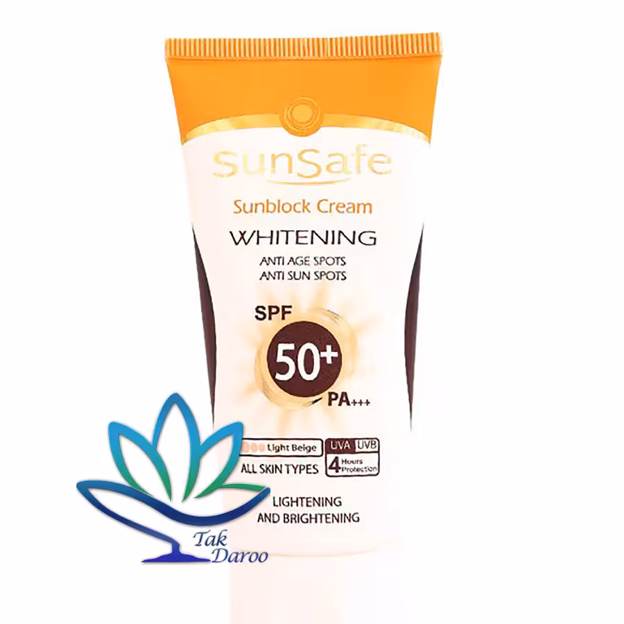 کرم ضد آفتاب سان سیف روشن کننده کرم پودری SPF50