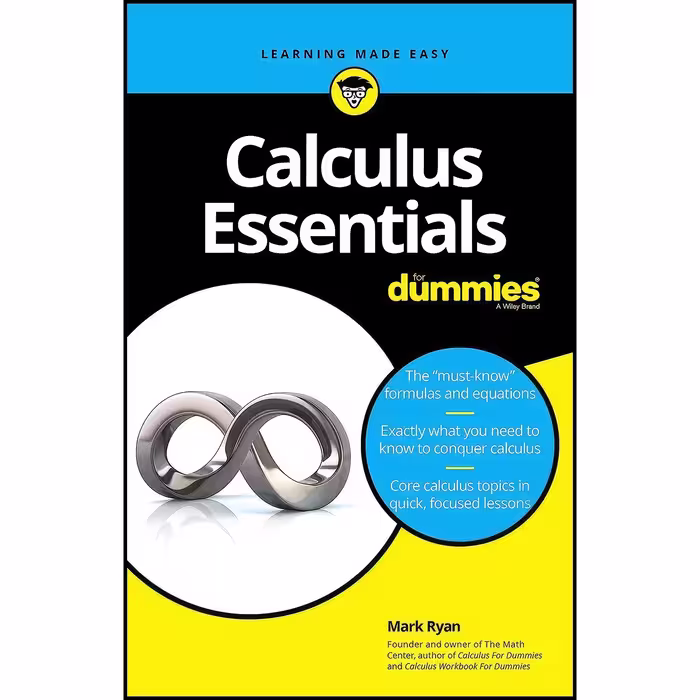 کتاب زبان اصلی Calculus Essentials For Dummies اثر Mark Ryan