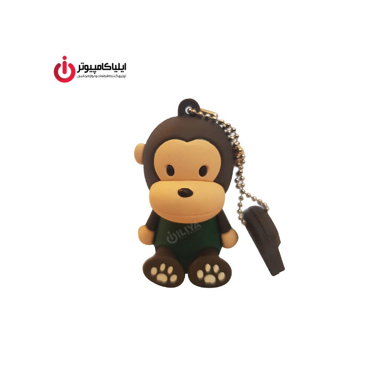 فلش مموری عروسکی کینگ فست مدل MO-15 طرح میمون ظرفیت 32 گیگابایت