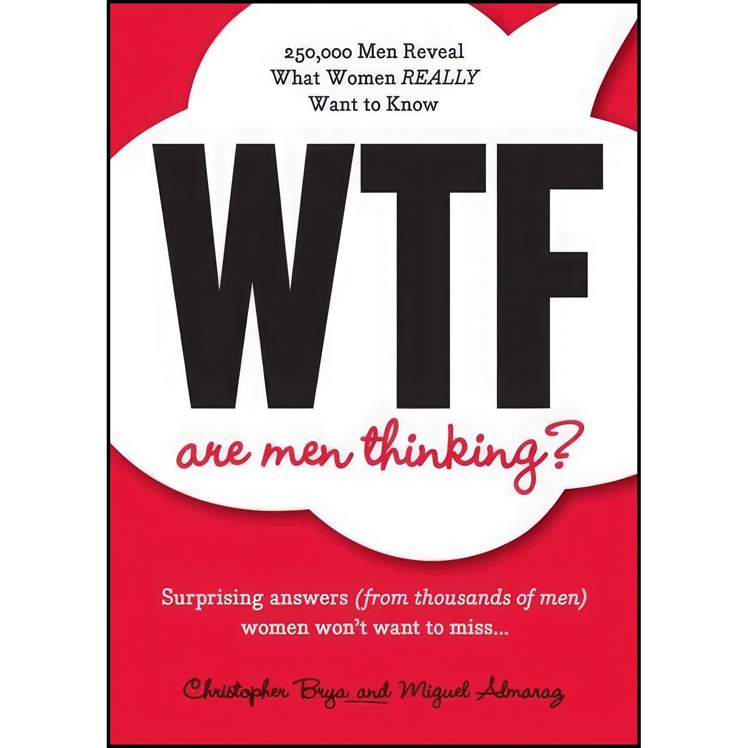 کتاب زبان اصلی WTF Are Men Thinking اثر Christopher Brya and Miguel Almaraz