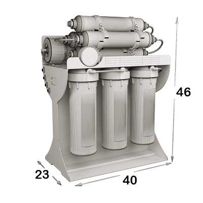 دستگاه تصفیه کننده آب سی سی کا مدل Korea-edition3800 به همراه فیلتر تصفیه آب کد 3s مجموعه سه عددی