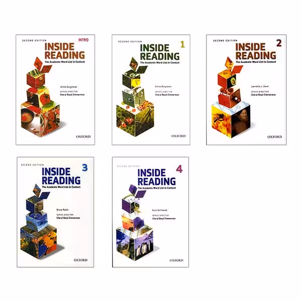 کتاب Inside Reading اثر جمعی از نویسندگان انتشارات زبان مهر 5 جلدی