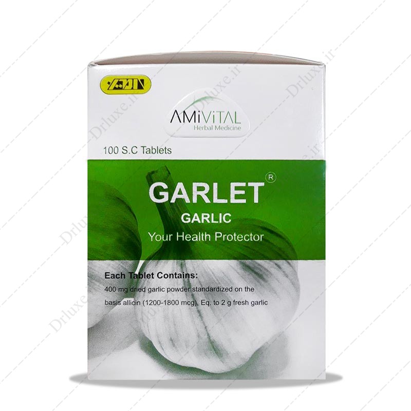 مشخصات، قیمت و خرید قرص سیر گارلت امی ویتال 100 عددی - دکتر لوکس