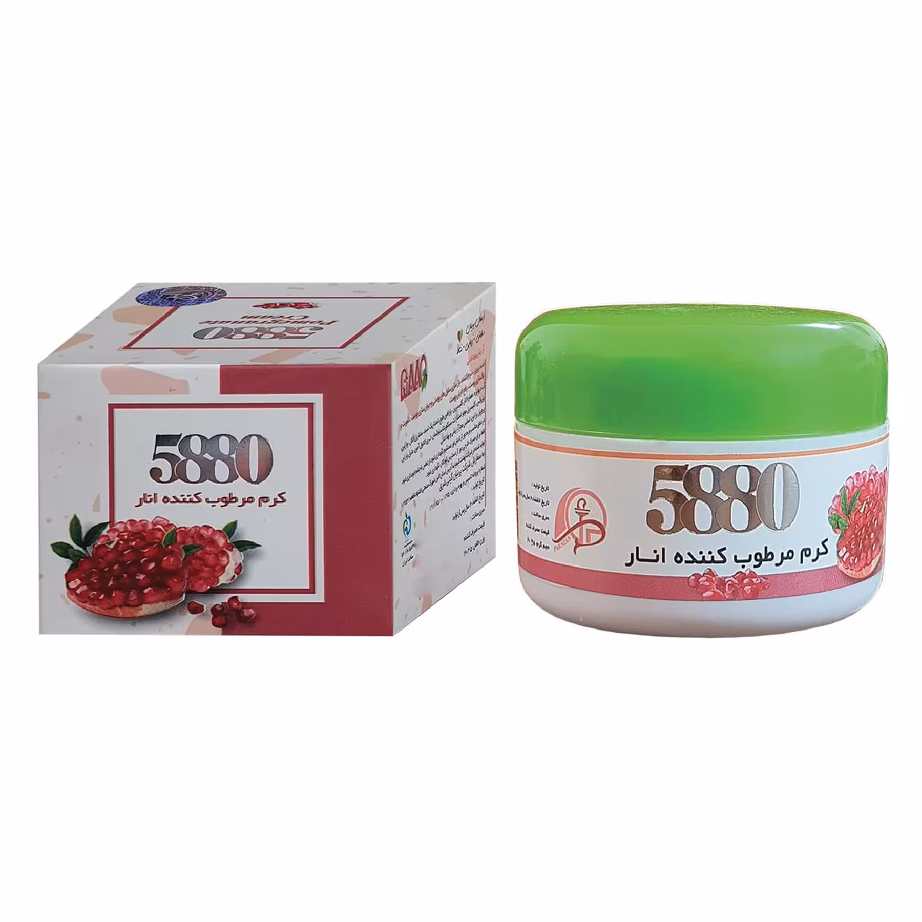 کرم مرطوب کننده پنجاه و هشت هشتاد  مدل انار وزن 40 گرم