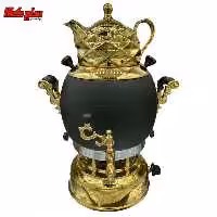 سماور راشا مدل مشکی طلایی