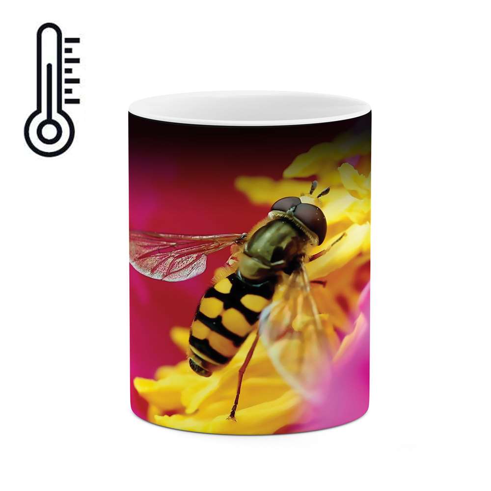 ماگ حرارتی طرح زنبور مدل mgh02137