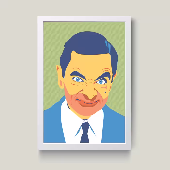 تابلو مدل دکوراتیو مستر بین mr.bean کدG7-16