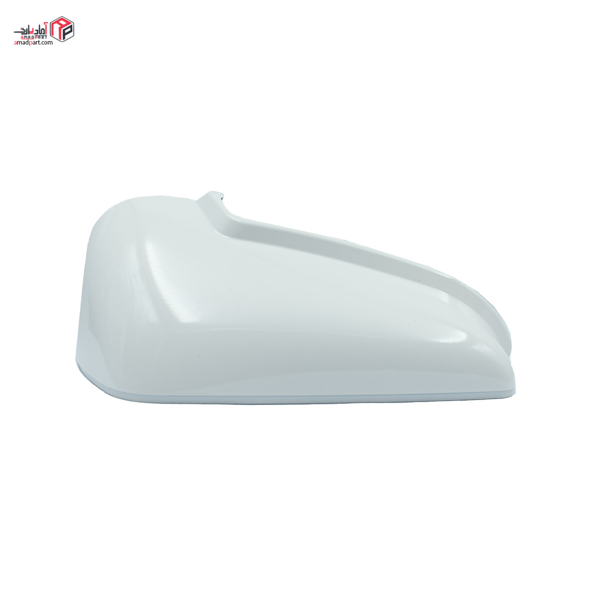 قاب رنگی (فلاپ) روکش آینه بغل پارس P9 (راهنما دار) راست سفید 9020