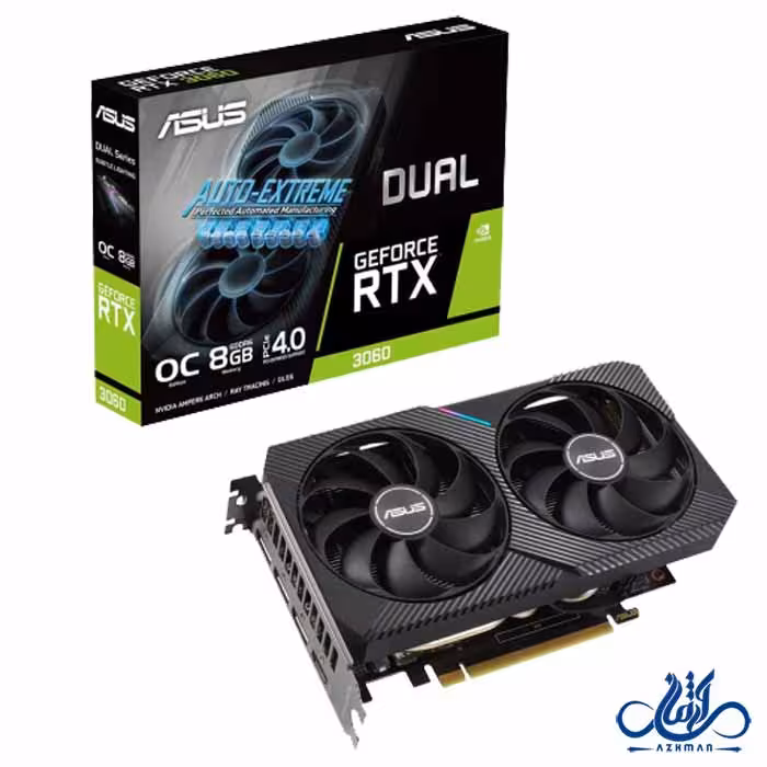 کارت گرافیک ایسوس مدل 8G OC DUAL 3060