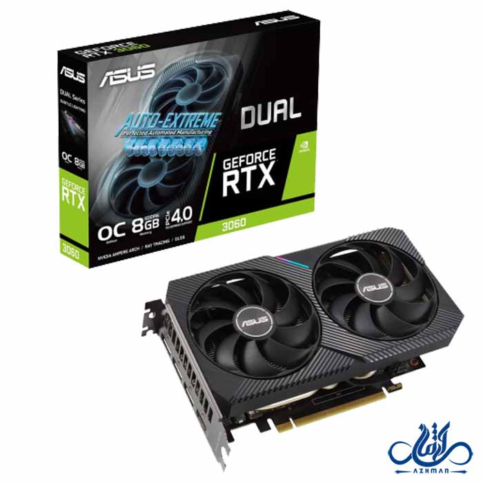 کارت گرافیک ایسوس مدل 8G OC DUAL 3060