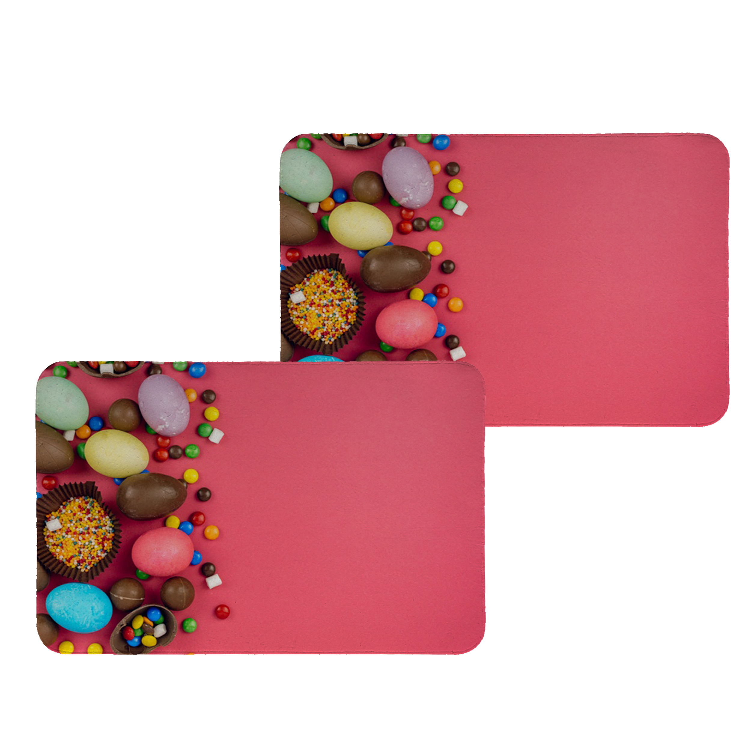 زیربشقابی طرح شکلات کد 8105 مجموعه 2عددی