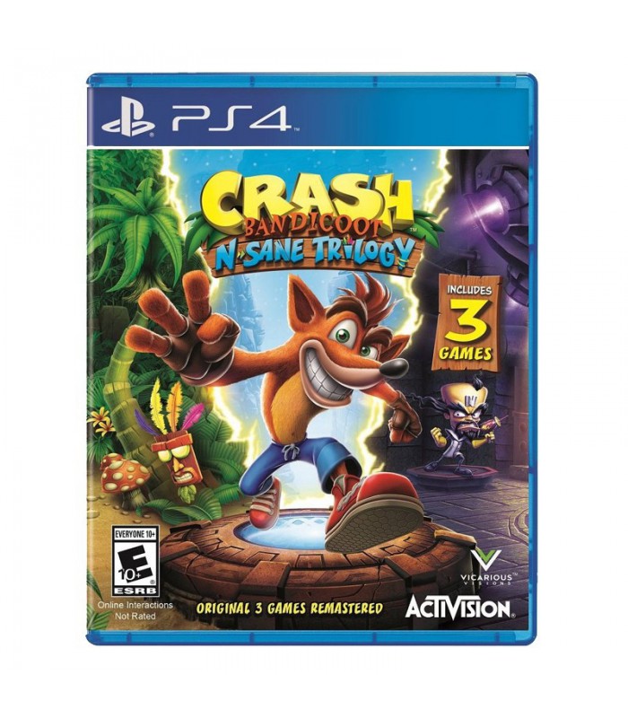 خرید دیسک بازی Crash Bandicoot N Sane Trilogy با بهترین قیمت