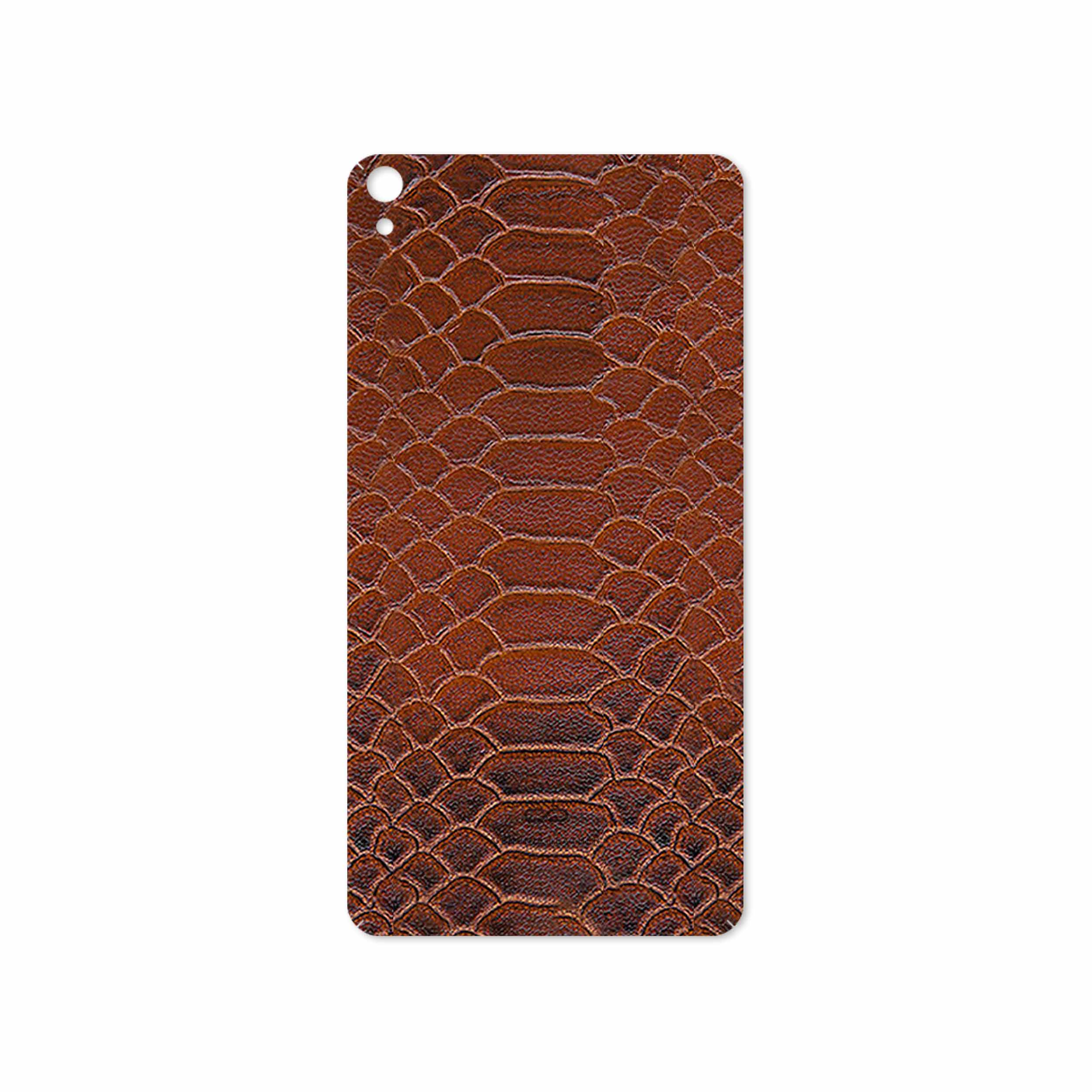 برچسب پوششی ماهوت مدل Brown-Snake-Leather مناسب برای تبلت لنوو Phab B1 2015