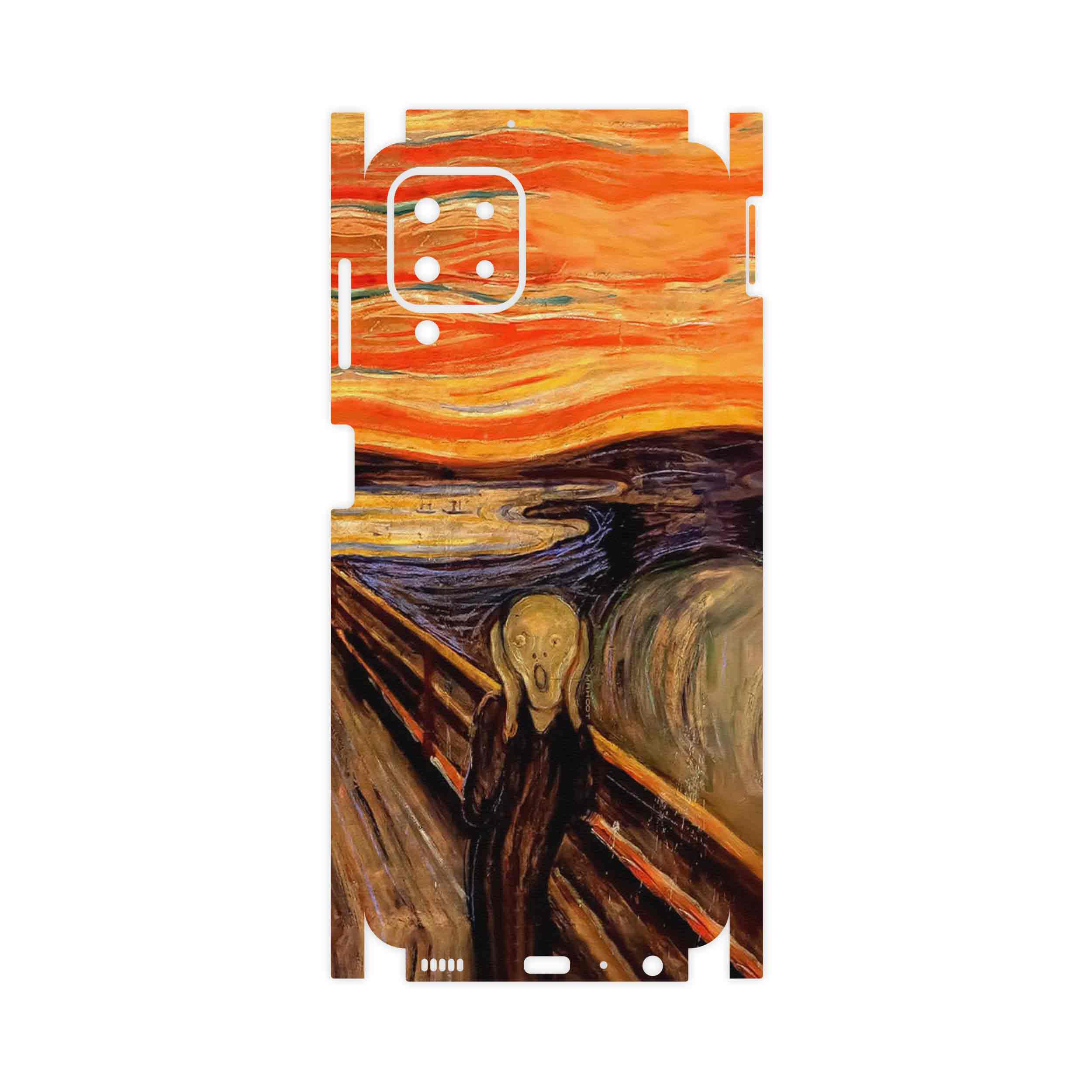 برچسب پوششی ماهوت مدل The Scream of Munch-FullSkin مناسب برای گوشی موبایل سامسونگ Galaxy A22 4G