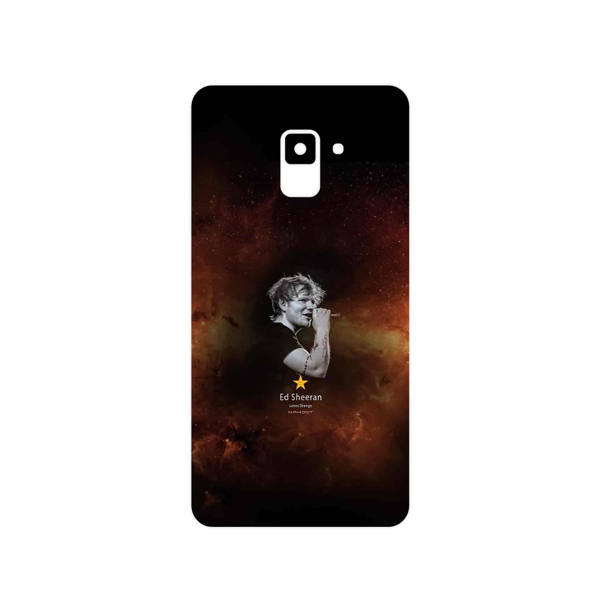 برچسب پوششی ماهوت مدل Ed Sheeran مناسب برای گوشی موبایل سامسونگ Galaxy A8 Plus 2018