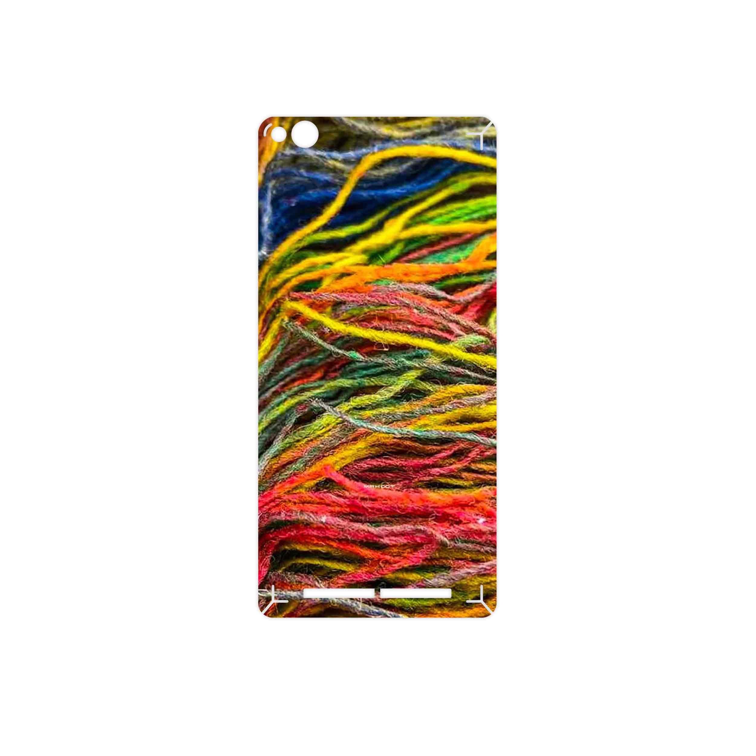 برچسب پوششی ماهوت مدل Fabric Texture 9 مناسب برای گوشی موبایل شیائومی Redmi 3