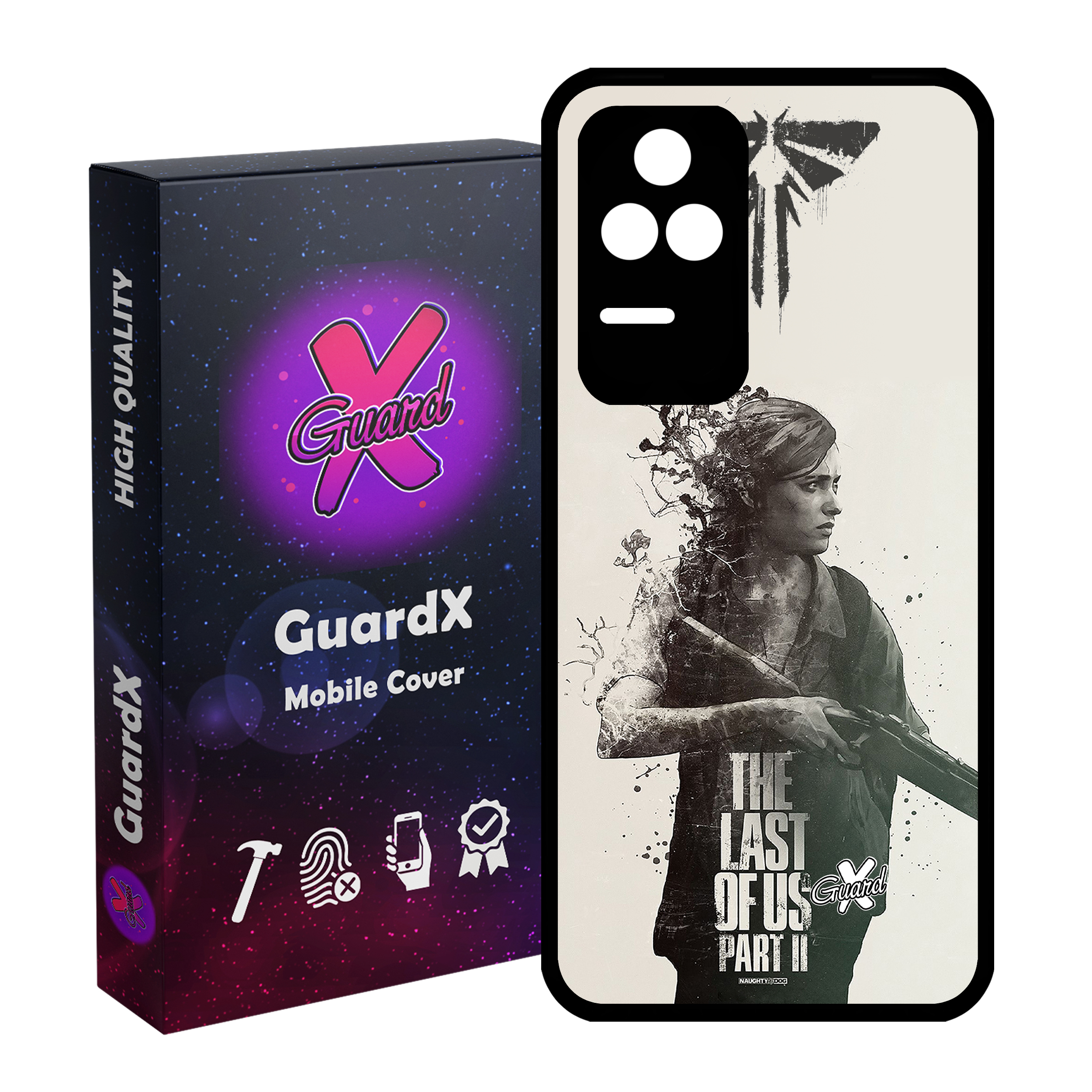 کاور گارد ایکس طرح The Last of Us مدل Glass10199 مناسب برای گوشی موبایل شیائومی Poco F4/Redmi K40S