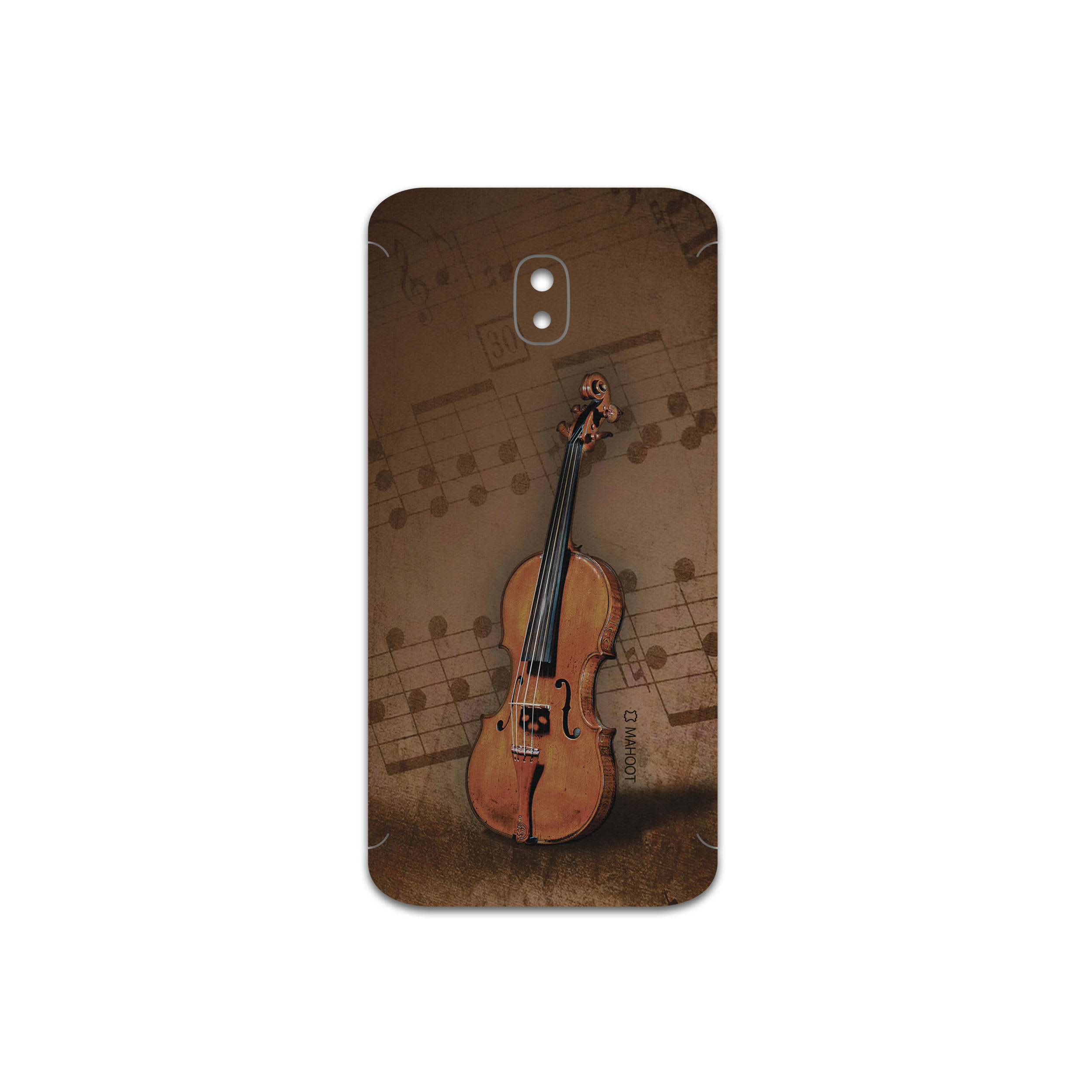 برچسب پوششی ماهوت مدل Violin-Instrument مناسب برای گوشی موبایل سامسونگ Galaxy J3 2017