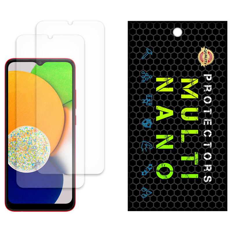 محافظ صفحه نمایش مات مولتی نانو مدل X-S2M مناسب برای گوشی موبایل سامسونگ Galaxy A03 بسته دو عددی | کالا برتری