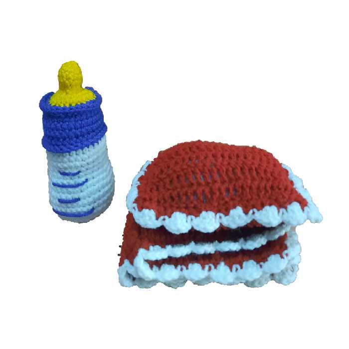 عروسک بافتنی مدل نی نی کد m1023