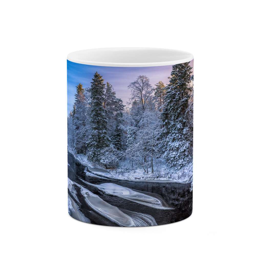 ماگ کاکتی طرح منظره برفی مدل mgs14936