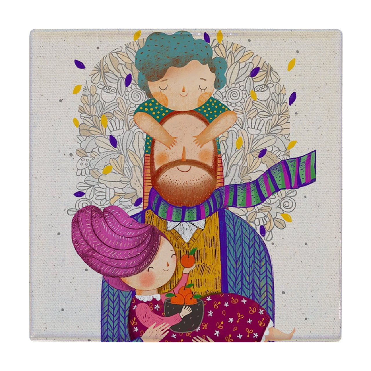 کاشی طرح مهر پدری کد wk25