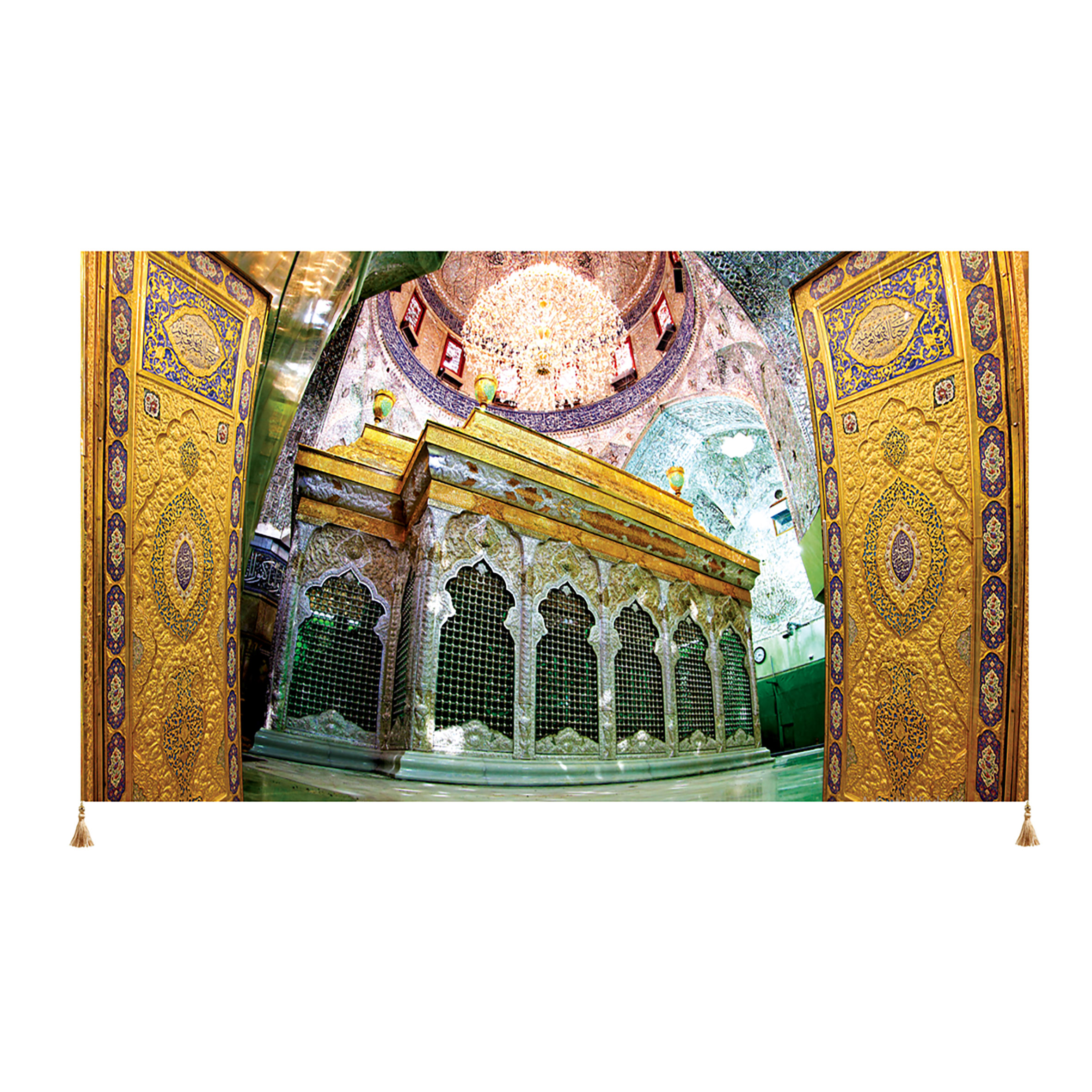 پرچم مدل ضریح مطهر امام حسین (ع)