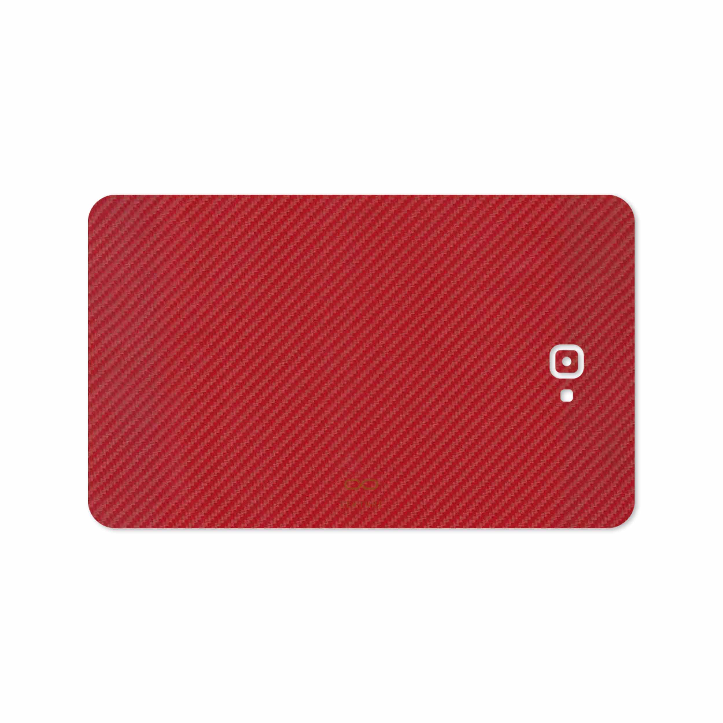 برچسب پوششی ماهوت مدل Red-Fiber مناسب برای تبلت سامسونگ Galaxy Tab A 10.1 2016 T580