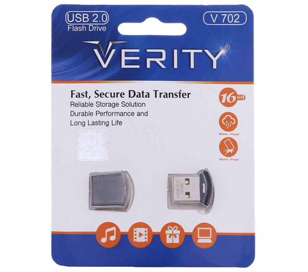 فلش مموری وریتی مدل V702 ظرفیت 16 گیگابایت