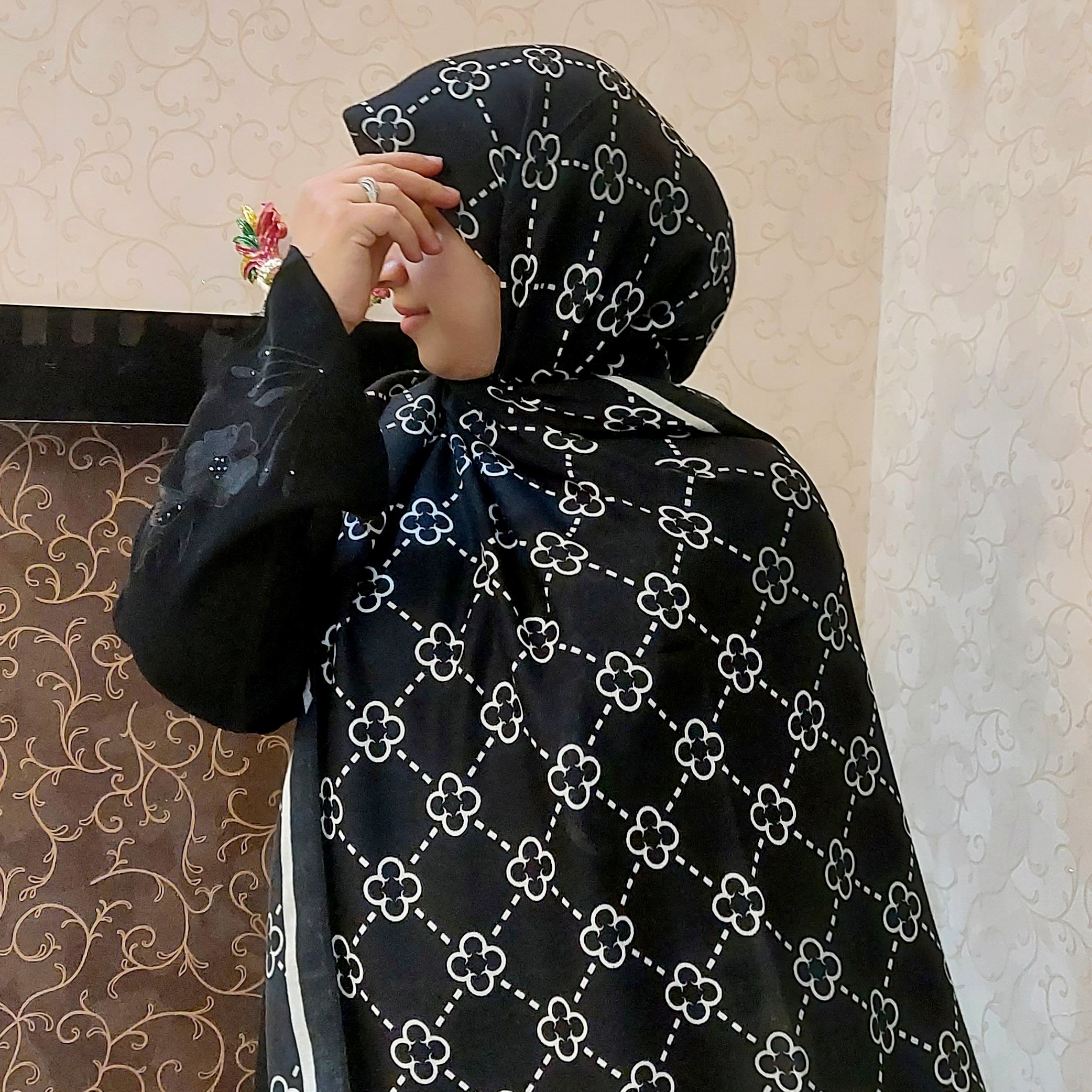 شال نخ پنبه ای وارداتی چهار فصل