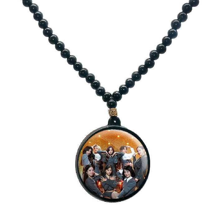 گردنبند پرمانه طرح تو ایس کد pmd.18268 مدل دو طرفه