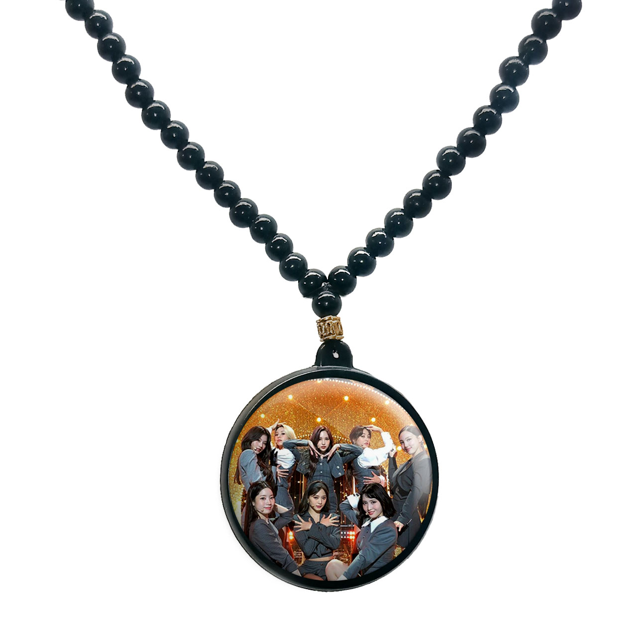 گردنبند پرمانه طرح تو ایس کد pmd.18268 مدل دو طرفه