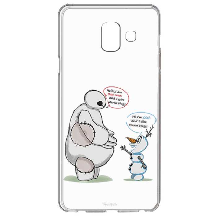 کاور طرح Olaf &amp; Baymax مناسب برای گوشی موبایل سامسونگ Galaxy J6 Plus